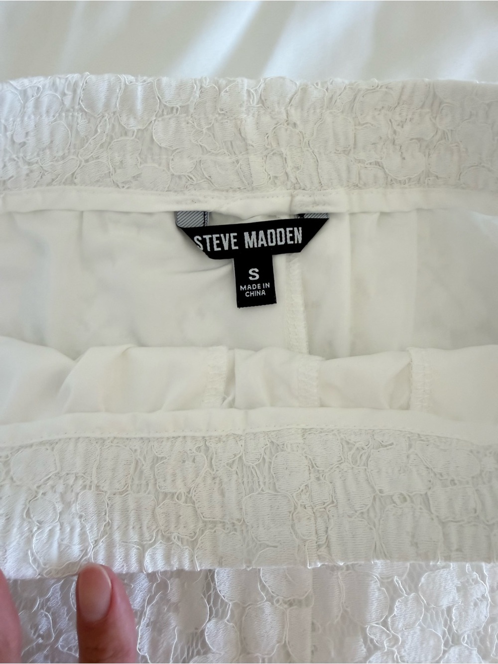 🌤️Steve Madden White Lace Pants - Picture 10 of 12
